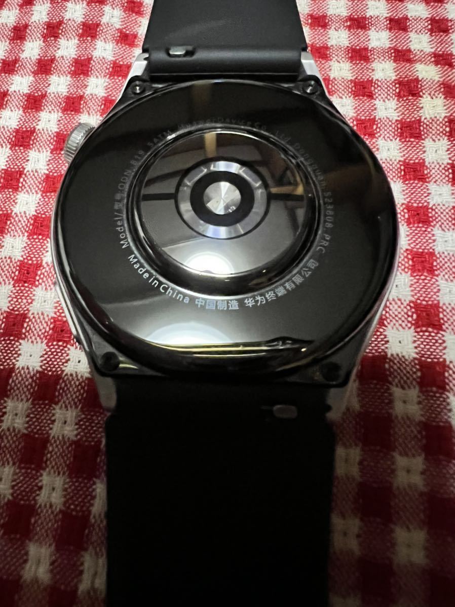 美品 HUAWEI WATCH GT3 PRO ODN-B19 46mm フルオロエラストマーベルト