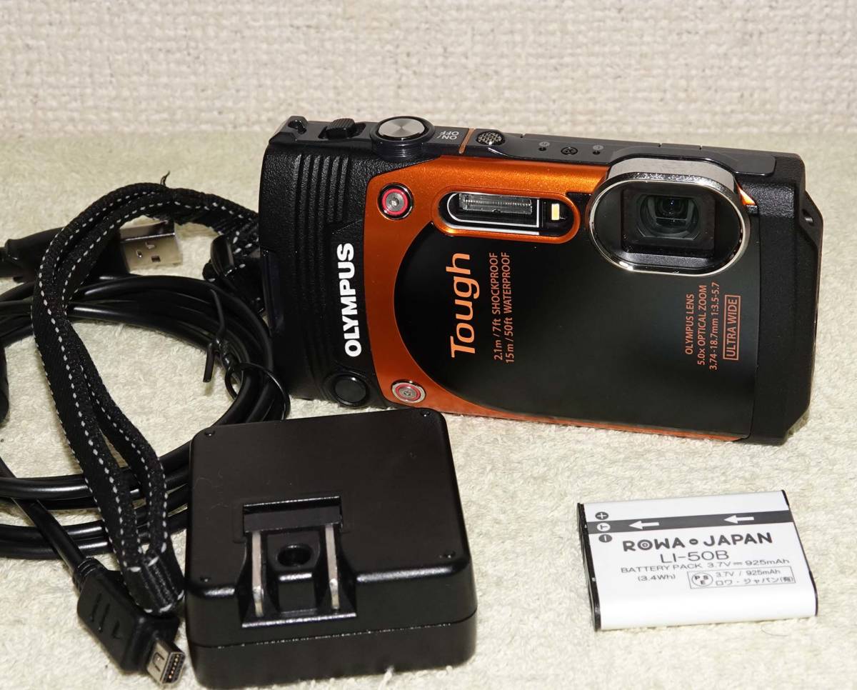 冬バーゲン☆】 OLYMPUS デジタルカメラ STYLUS TG-860 Tough オレンジ