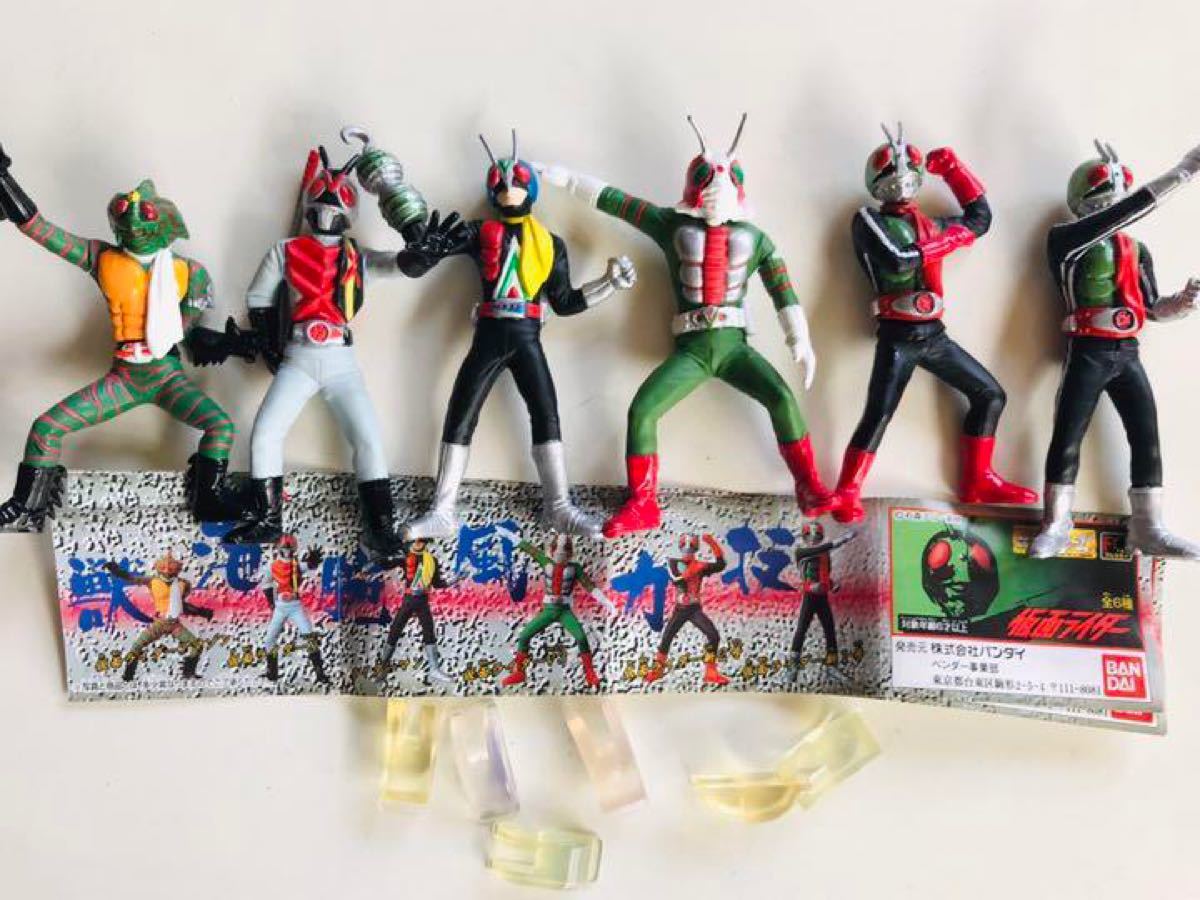 仮面ライダー Part1 1号 2号 V3 ライダーマン X アマゾン 全6種 仮面ライダー Part1 1号 2号 V3 ライダーマン X アマゾン 全6種