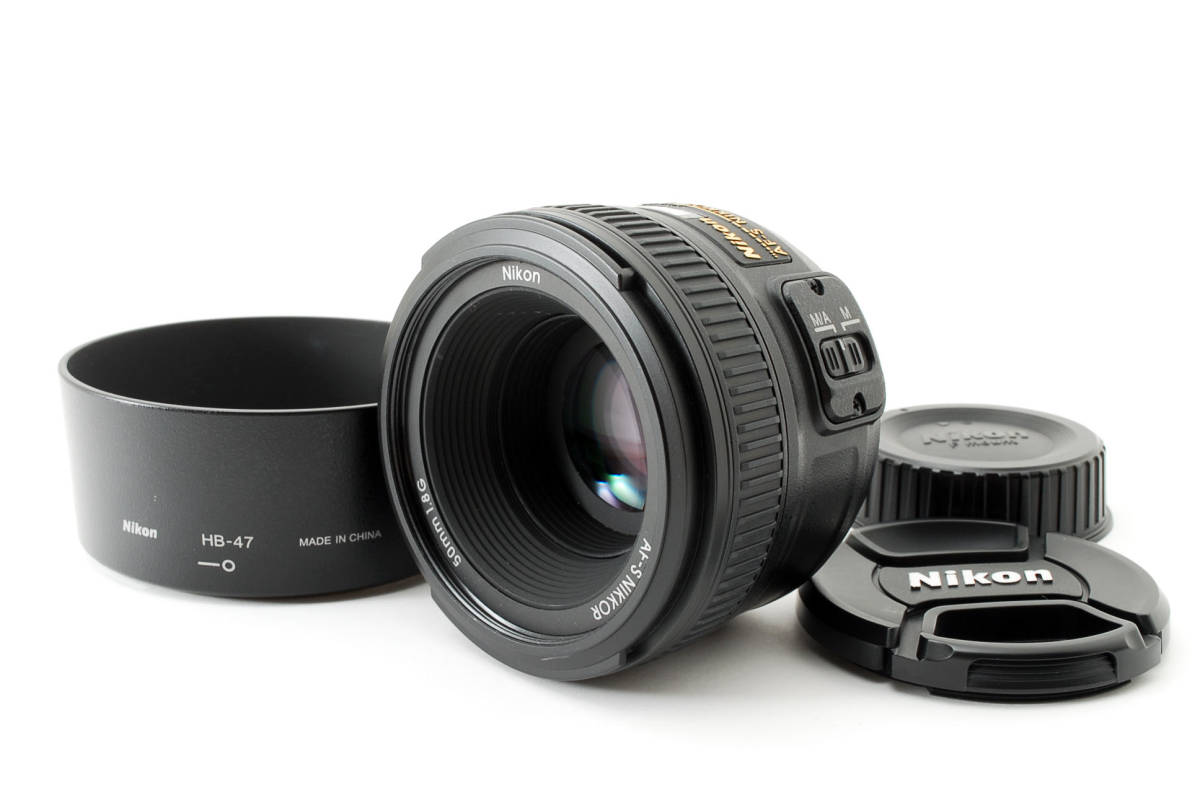 ☆美品☆ Nikon ニコン AF-S NIKKOR 50mm F1.8 G #7303 | www