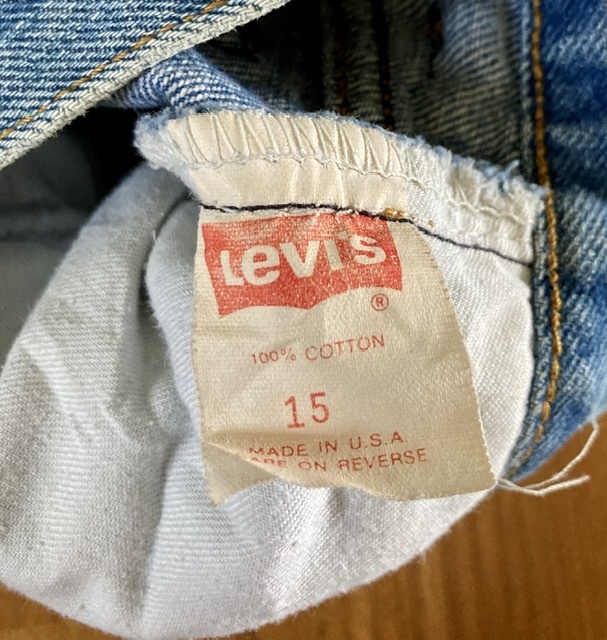 美色☆ 80's VINTAGE USA製 Levi's リーバイス 505 内股シングル デニムパンツ 845刻印 ヴィンテージ 古着 87年製_画像4