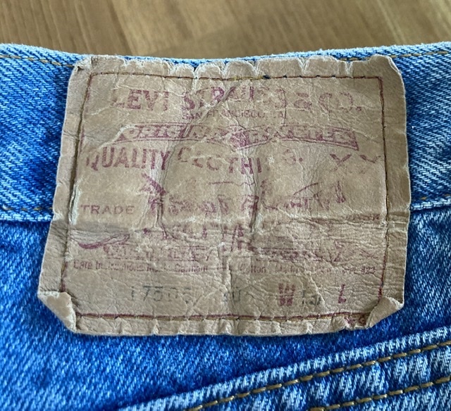 美色☆ 80's VINTAGE USA製 Levi's リーバイス 505 内股シングル デニムパンツ 845刻印 ヴィンテージ 古着 87年製_画像3