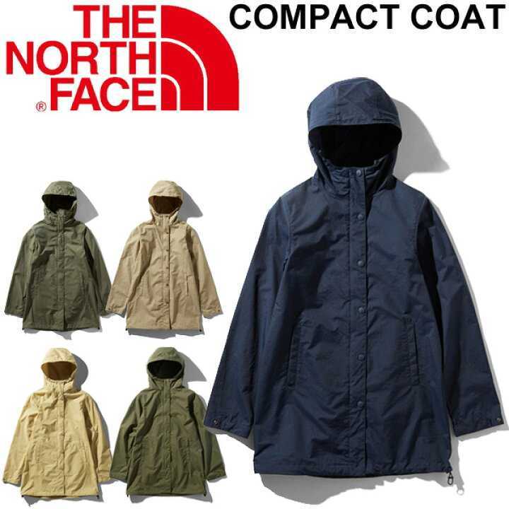 新品国内正規 ノースフェイス THE NORTH FACE コンパクトコート/フード付き レディース アウター アウトドア _画像1