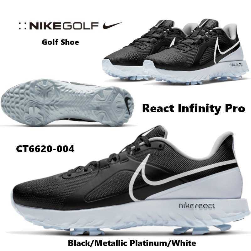 新品正規25.5cm Nike Golf React Infinity Pro ナイキゴルフ リアクト インフィニティ プロ ゴルフシューズCT6620-004_画像1