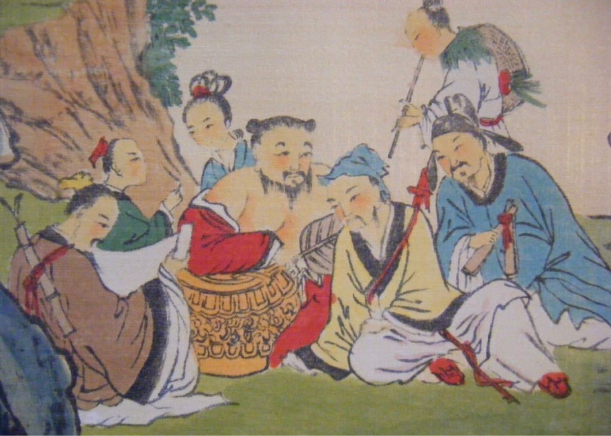 A043 掛軸 群仙図 中国 古美術 中国絵画 肉筆|Yahoo!フリマ(旧 A043 掛軸 群仙図 中国 古美術 中国絵画 肉筆|Yahoo!フリマ(旧