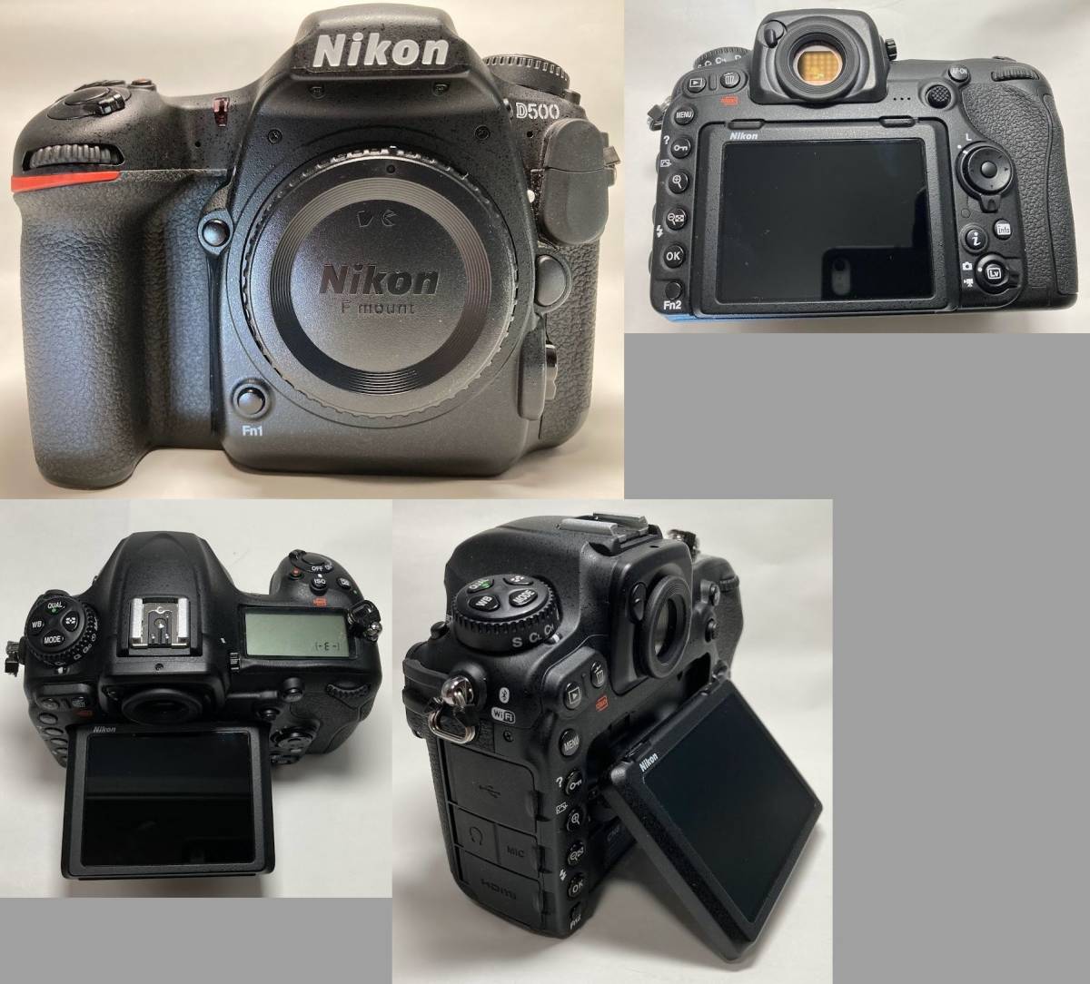 ☆【美品】Nikon ニコン D500 プラザ点検済み ショット数少 おまけ多数