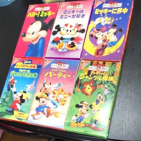  Disney VHS видео 1 1 шт. Hi-Fi цвет Mickey. Jack . бобы. дерево Дональд. .... день рождения три шт. ...TINY TOY прочее 