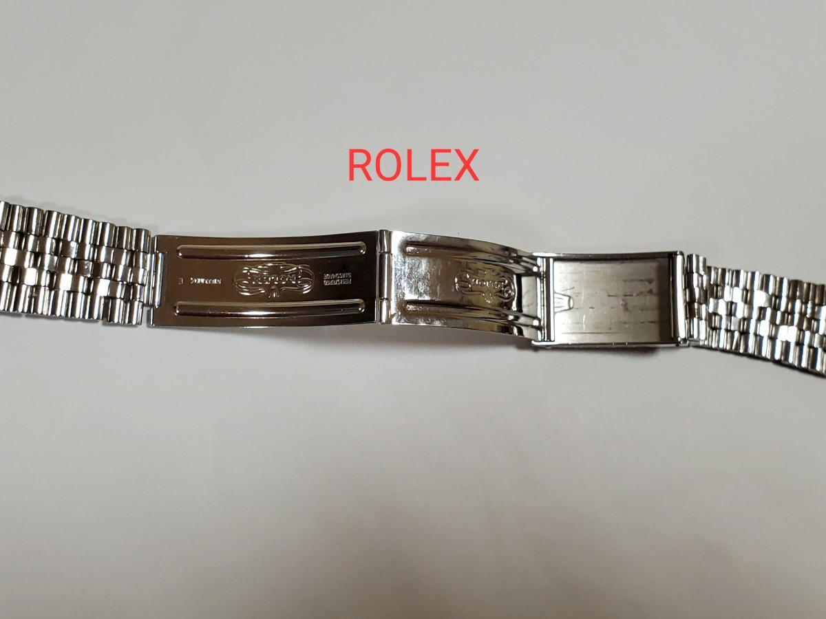 PayPayフリマ｜ロレックス ジュビリー ブレス ジュビリーブレス 腕時計 ベルト ROLEX 正規品 美品 新品仕上げ 20mm バックル バネ棒