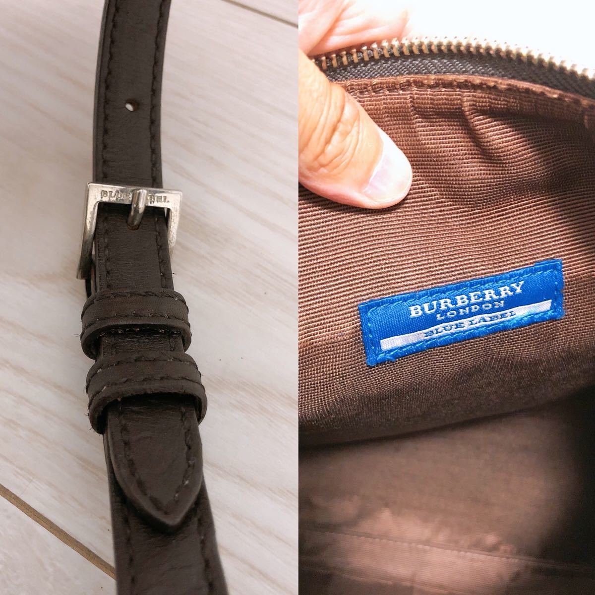 美品》Burberry Blue Label(バーバリー)ショルダーバッグ - brandsynariourdu.com