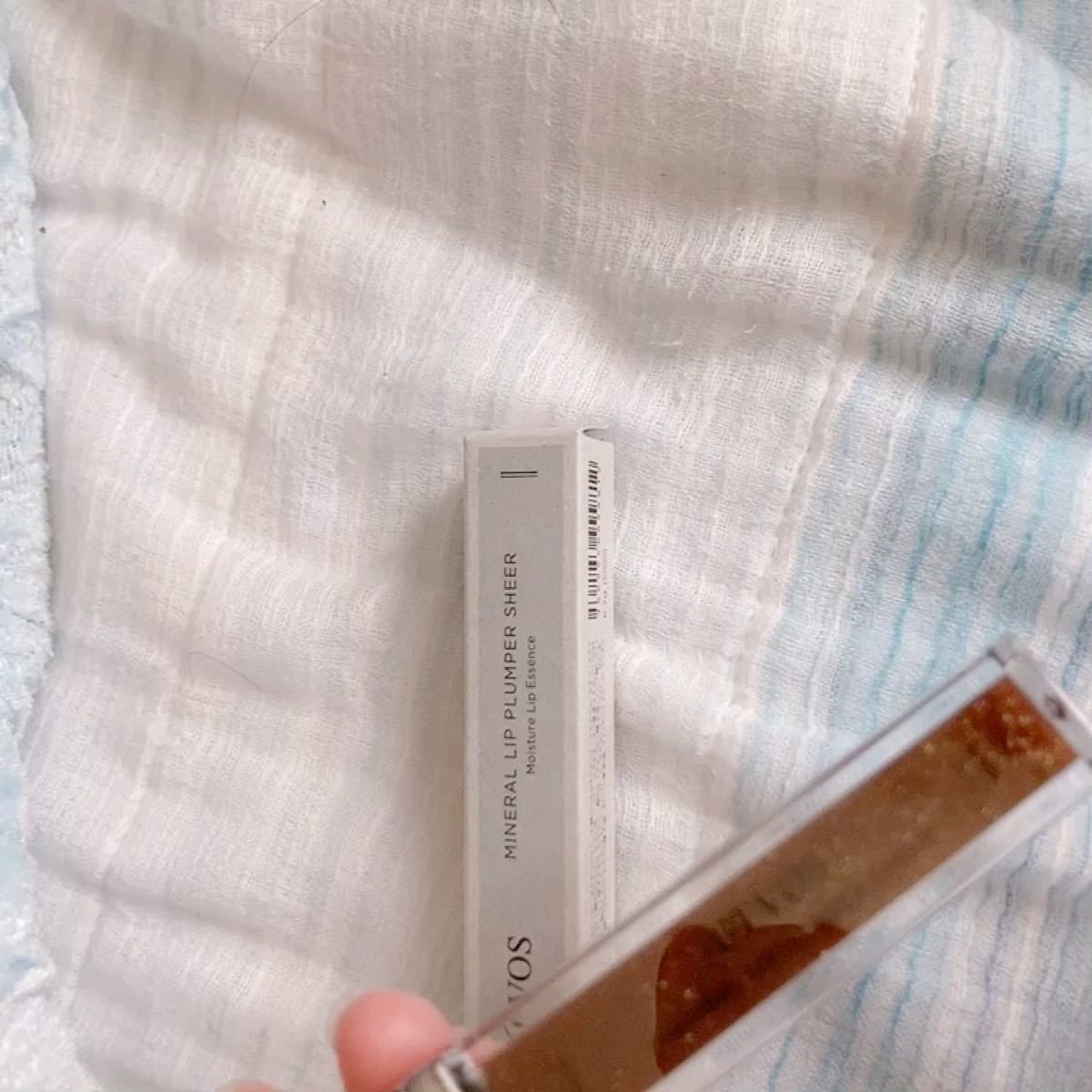 エトヴォス ETVOS ミネラルリッププランパー シアー 6.7g 透明感 石けんオフ クリアボルドー リップグロス 美容液