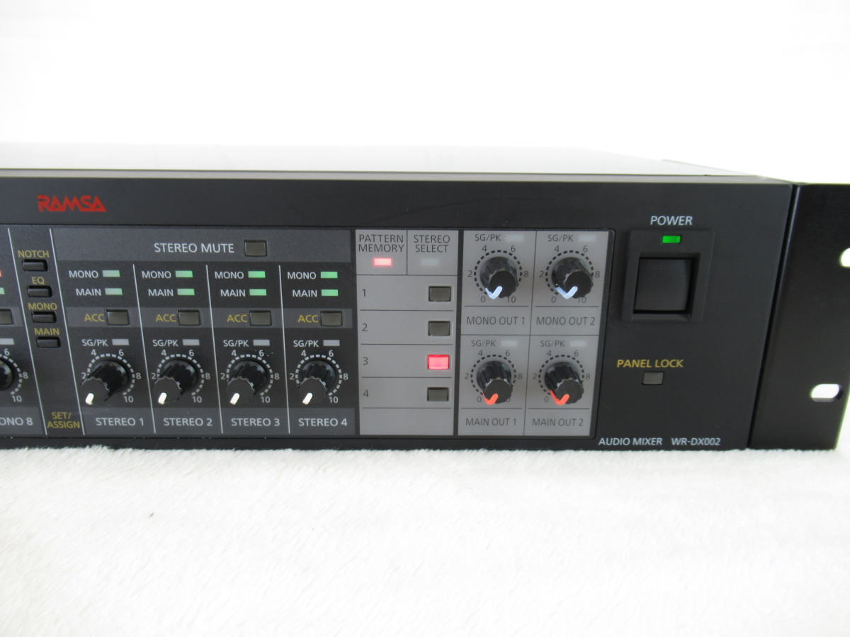Panasonic オーディオミキサー WR-DX002 winstudio.com.sg