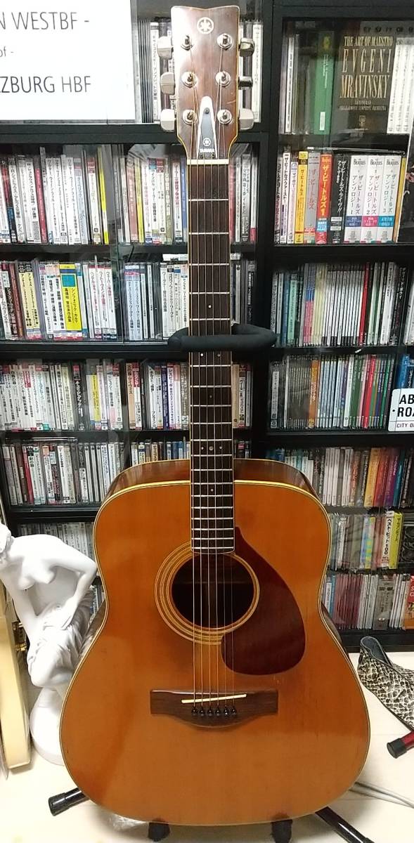 ヤマハ　フォークギター　FG-350　赤ラベル　70年代初期_画像8