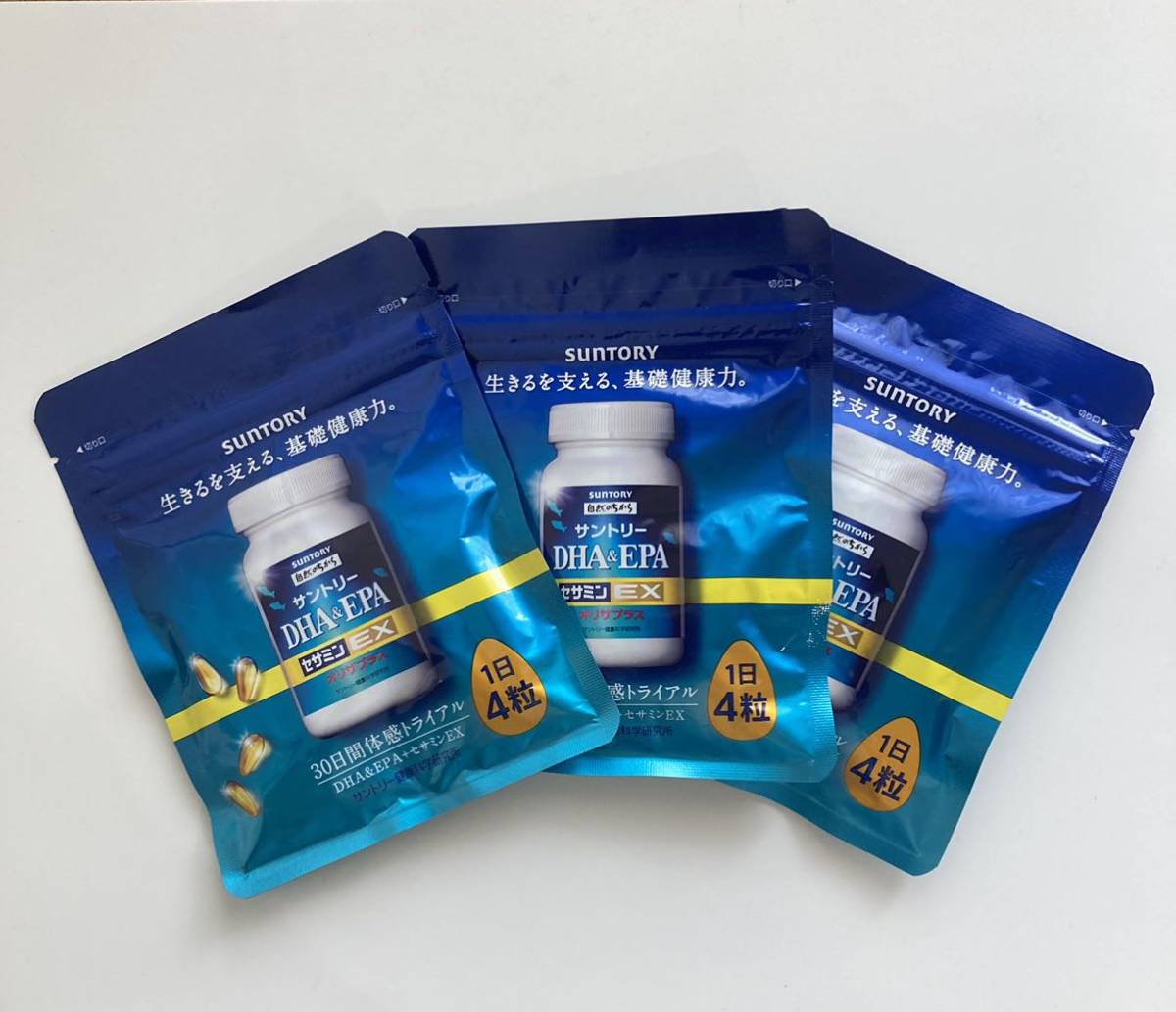 届きたて】サントリー DHA& EPA+セサミンEX 120粒入 3袋セット ccorca.org