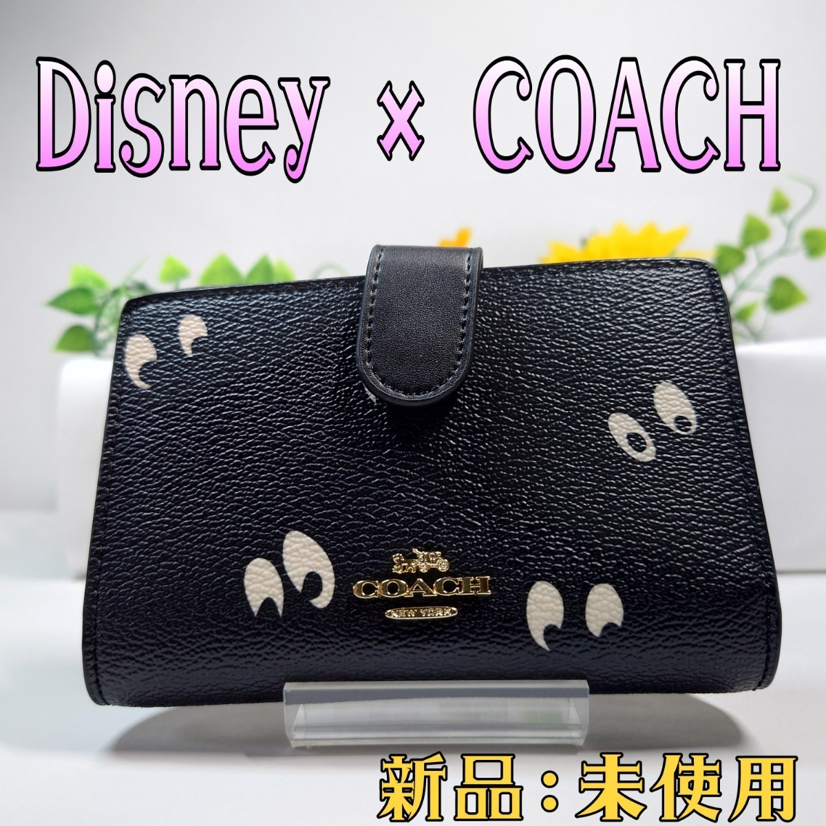 COACH コーチ×ディズニー 白雪姫ディズニーアイズ コンパクト COACH コーチ×ディズニー 白雪姫ディズニーアイズ コンパクト