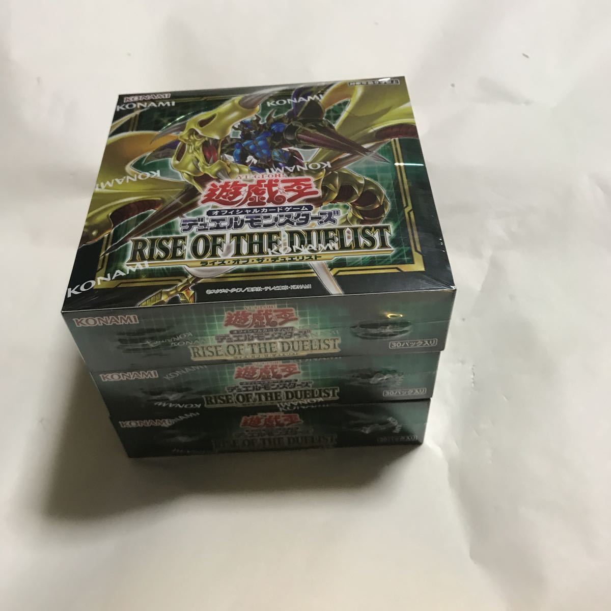 【3BOX】遊戯王 RISE OF THE DUELIST BOX コナミ