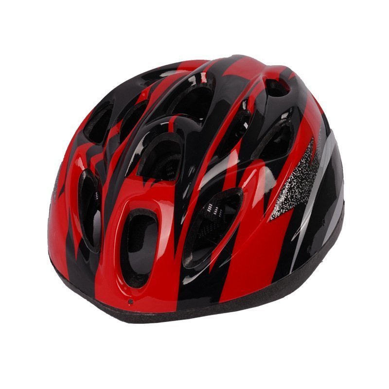 CJM711★自転車 ヘルメット 軽量 高剛性 大人 ロードバイク 019 サイクリング　レッド＆黒_画像1