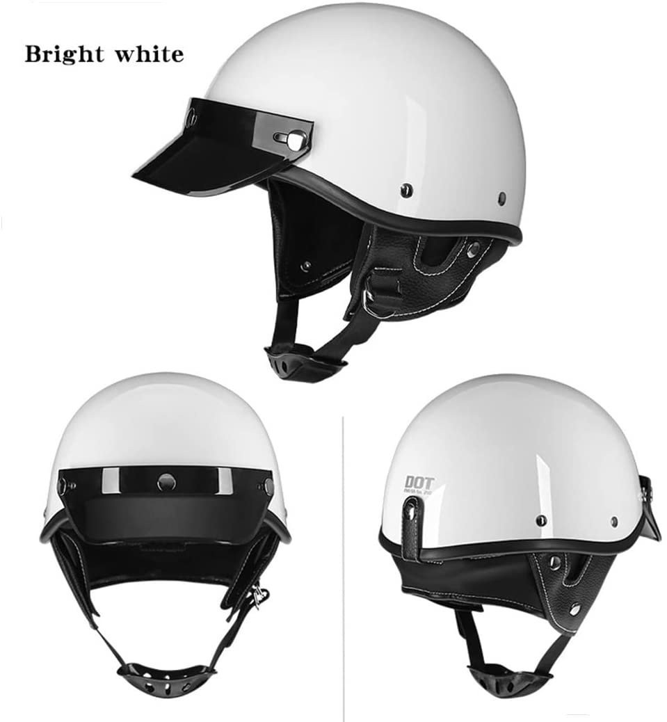 cjx508★ジェットヘルメット バイク レトロ ヘルメット ハーレー ヴィンテージ ハーフヘルメット 5色軽量 メンズ レディース モデルDOT認証_画像2