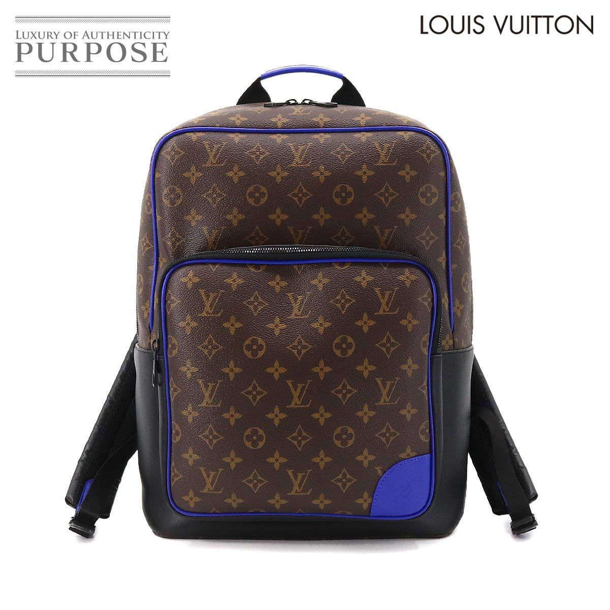 LOUIS VUITTON Monogram Macassar Dean Backpack Brown Black M45335 Purse  90187018