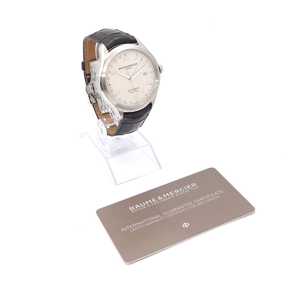 ボーム&メルシェ BAUME&MERCIER クリフトン デュアルタイム MOA10112