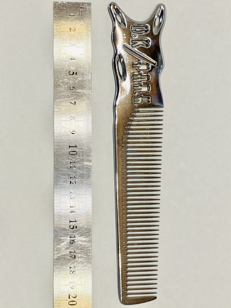  metal comb silver hand attaching metal comb cut comb . comb Barber beauty 