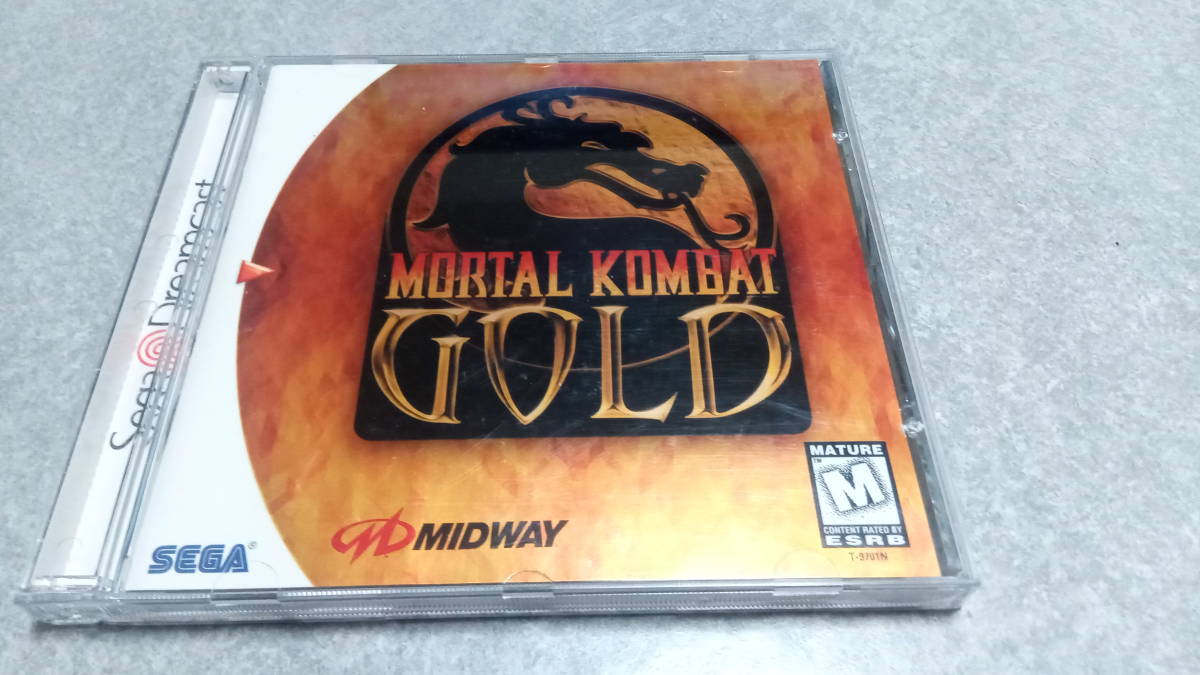 * free shipping * overseas edition *DC motor ru combat Gold *doli Cath / Dreamcast / Sega /US version /MOTAL KOMBAT/*