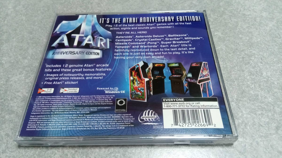 * free shipping * overseas edition *DCatali anniversary edition *doli Cath / Dreamcast / Sega /US version /ATARI/PONG/ break out *