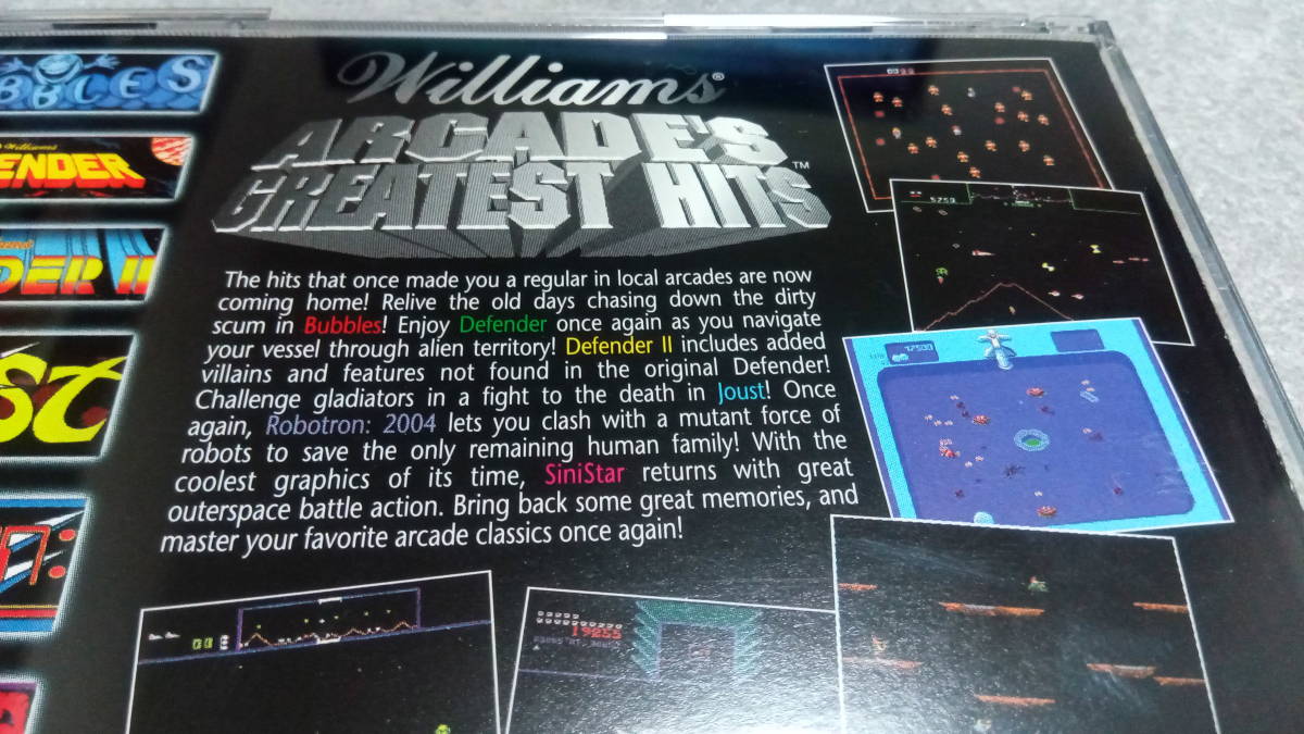 ●送料無料●海外版●PS ウィリアムズ アーケード グレイテストヒッツ「Williams Arcade's Greatest Hits」 ●プレステ/US版/オムニバス●