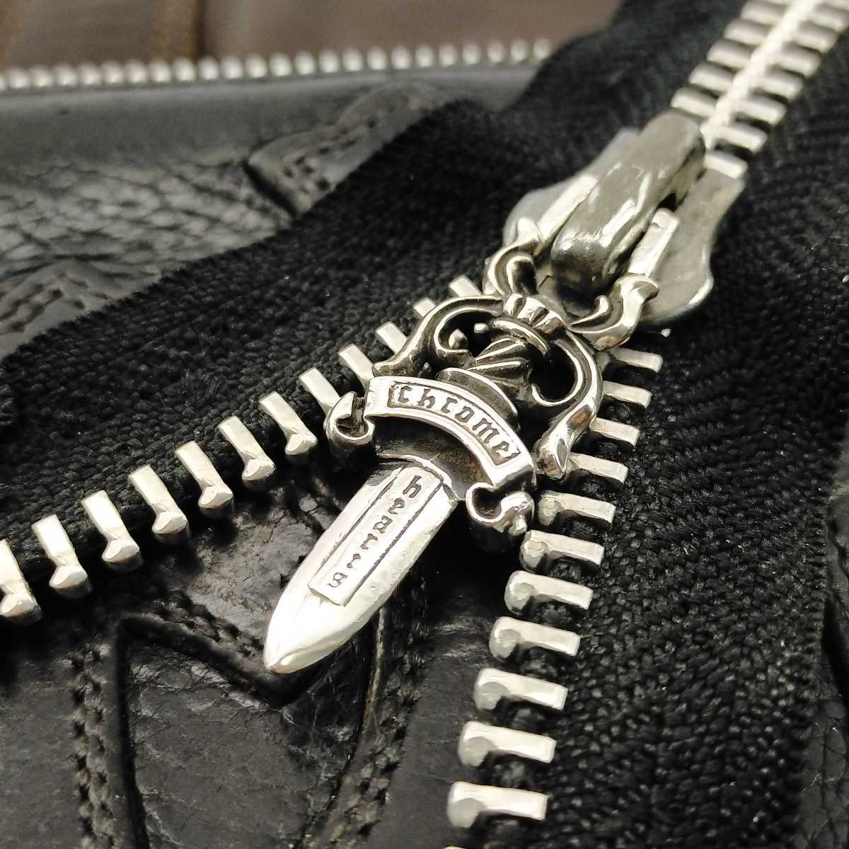 初期物 【Chrome Hearts】クロムハーツ ラージダガージップパーカー