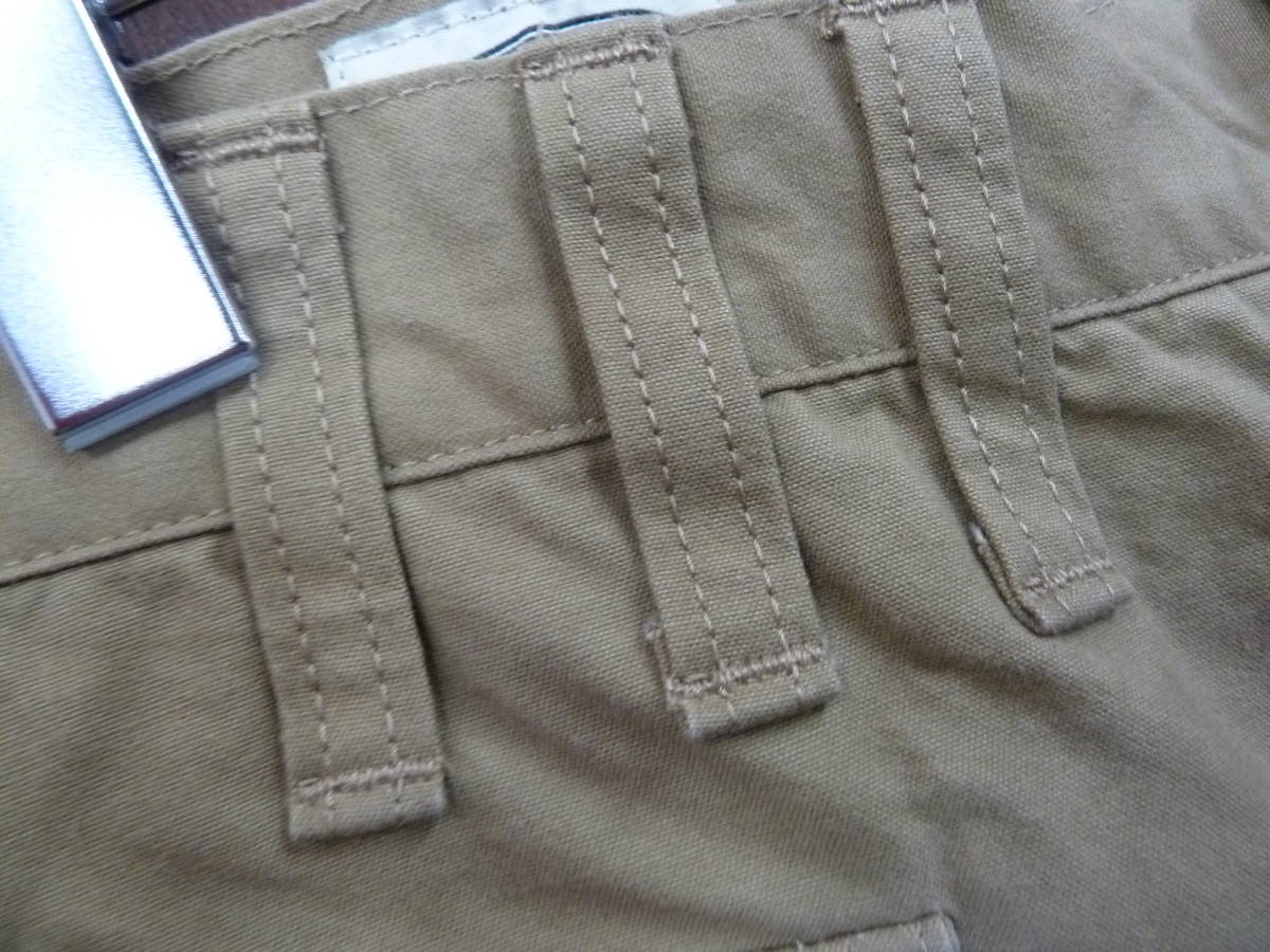 【新品】【送料無料】日本製 児島ジーンズ DAP ダップ FISHERMAN ARMY PANTS カーゴパンツ アメカジ ベージュ_画像4