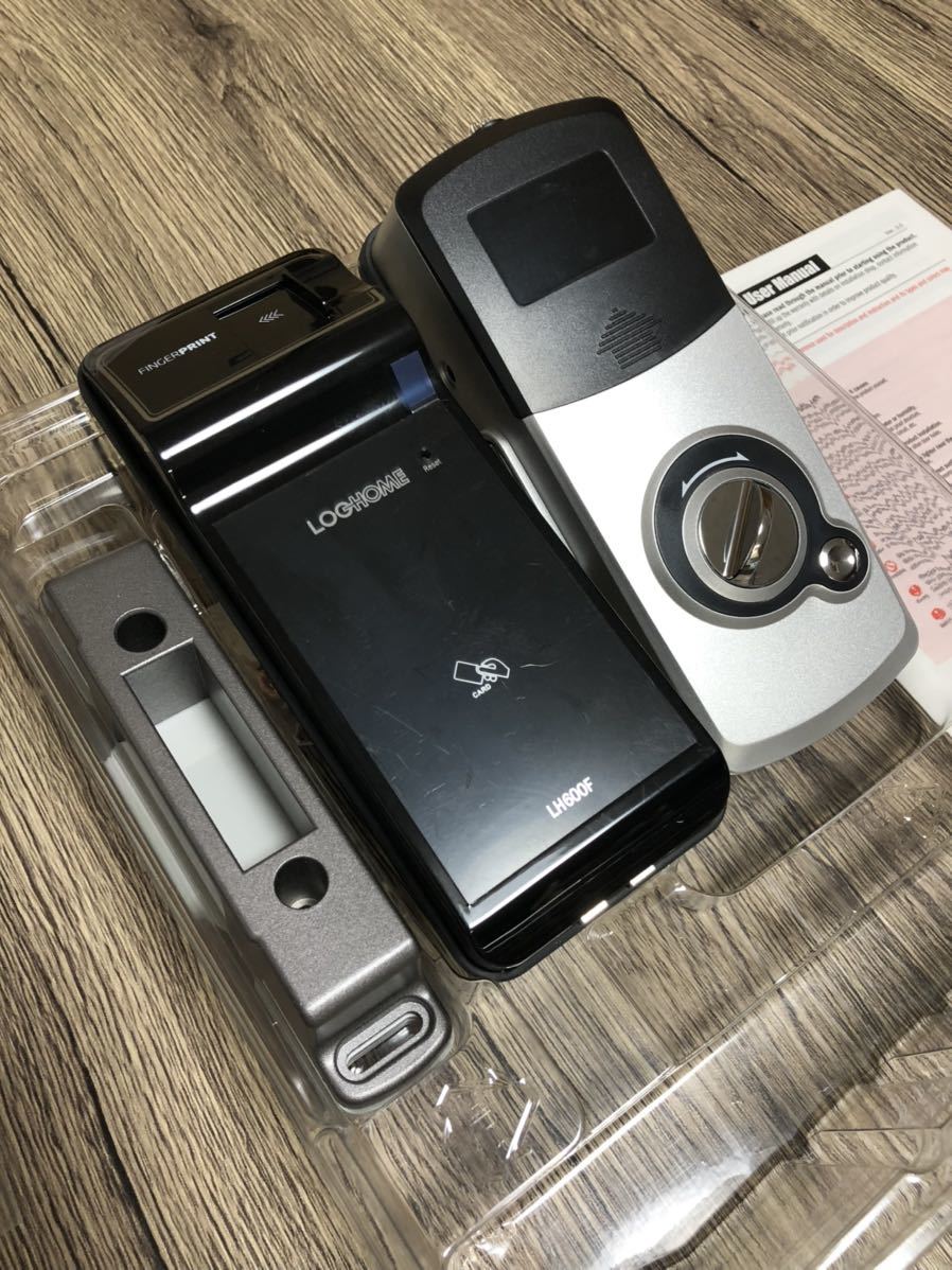 限定1個】電子錠 指紋認証、ICカード、暗証番号解錠 LH600F-S-