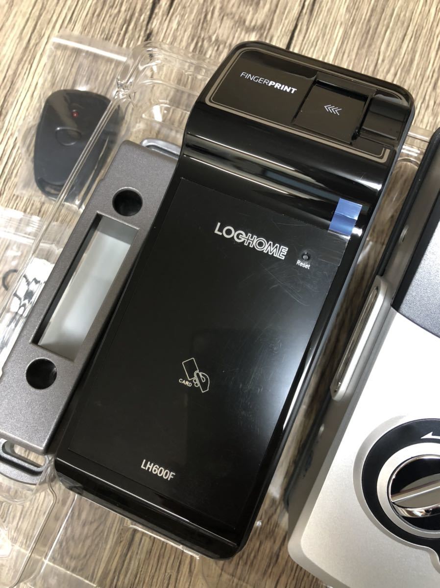 【限定1個】電子錠 指紋認証 ICカード リモコン解錠 LH600F-SR_画像1