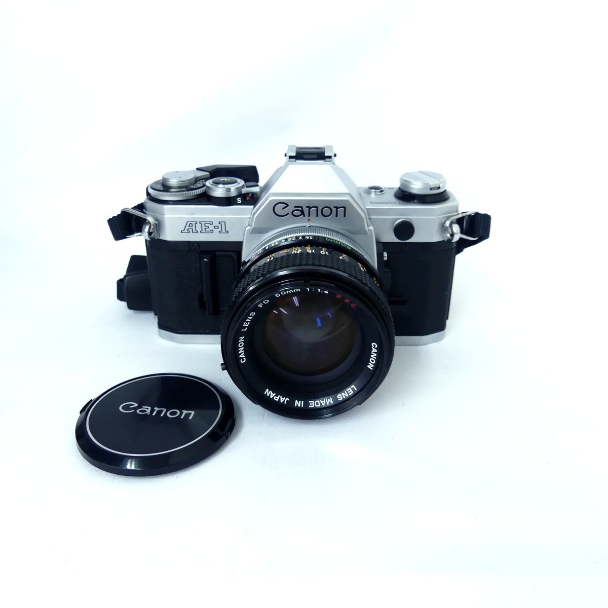 Canon キャノン AE-1 シルバー + FD 50mm F1.4 S.S.C. フィルムカメラ 