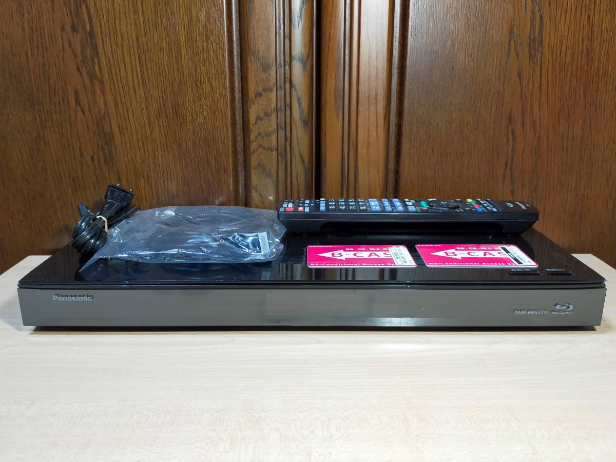 Panasonic DMR-BRG2010/2TB/6チャンネル自動録画可/B-CAS,純正リモコン