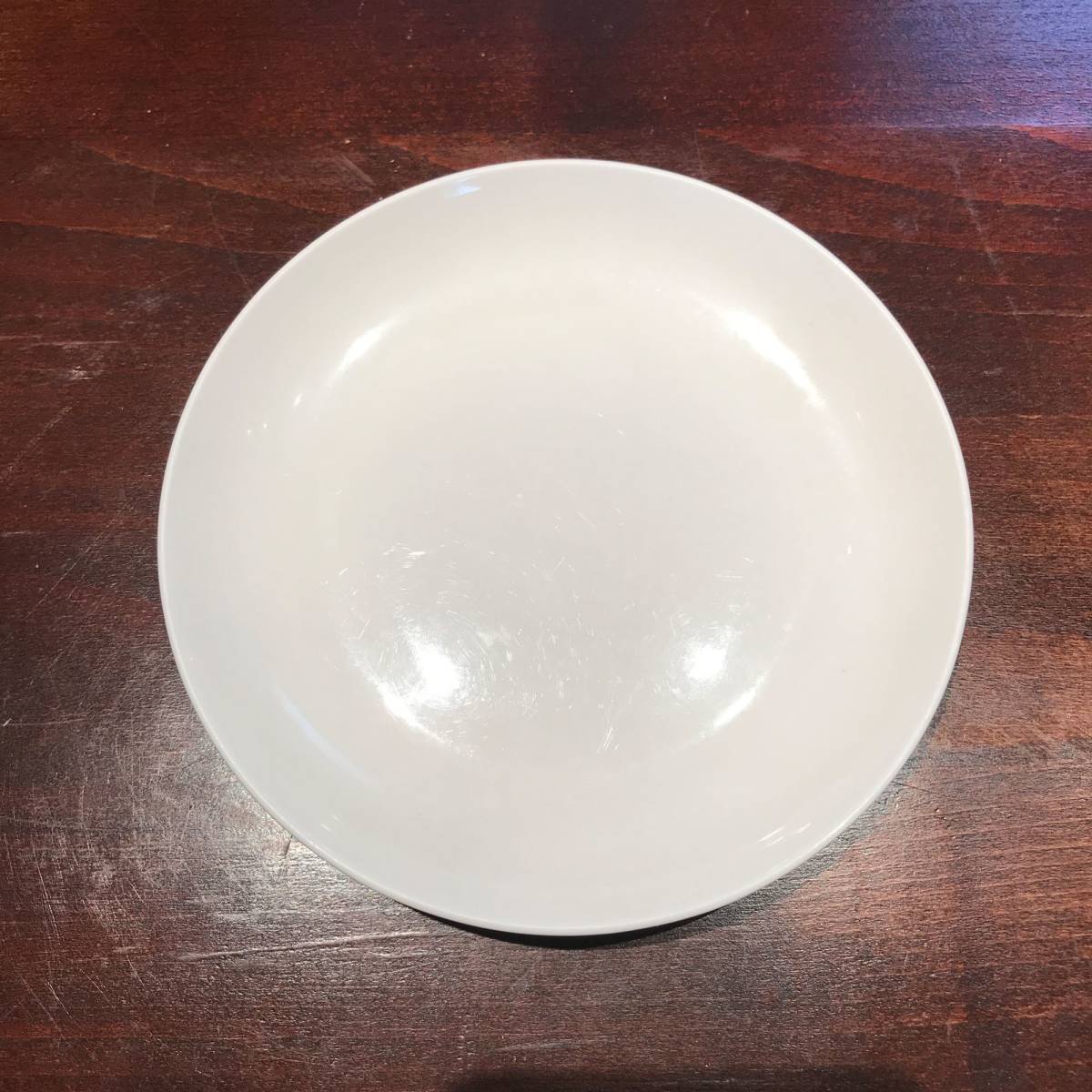 1228⑮ круглый plate белый ( маленький ) 1 листов 