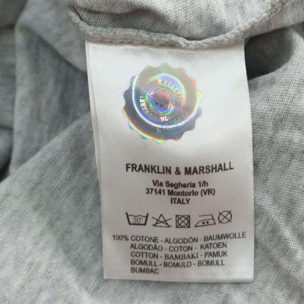 新品 未使用★ Franklin & Marshall フランクリン＆マーシャル ロゴ カラーブロック 半袖 カットソー Tシャツ Sz.XS　メンズ　A2T09271_8#D_画像9