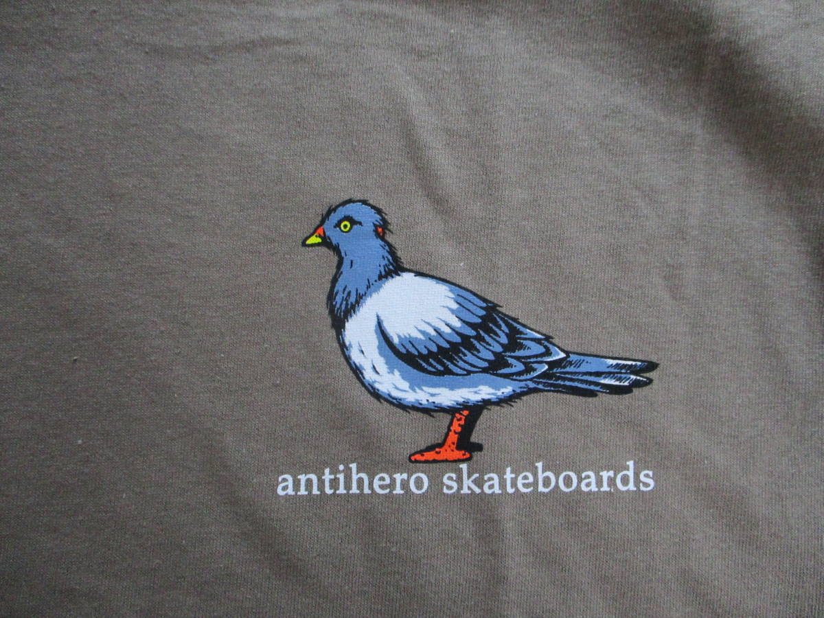 新品☆最安 ANTIHERO アンタイヒーロー LIL PIGEON T-SHIRTS SafariGreen SIZE:M.アンチヒーロー spitfire thrasher ftc gx1000 creature_画像2