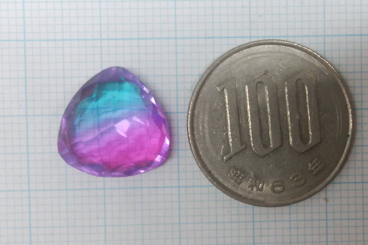 [9.02 ct]bai цвет соединение турмалин tolili on cut разрозненный драгоценнный камень ювелирные изделия 