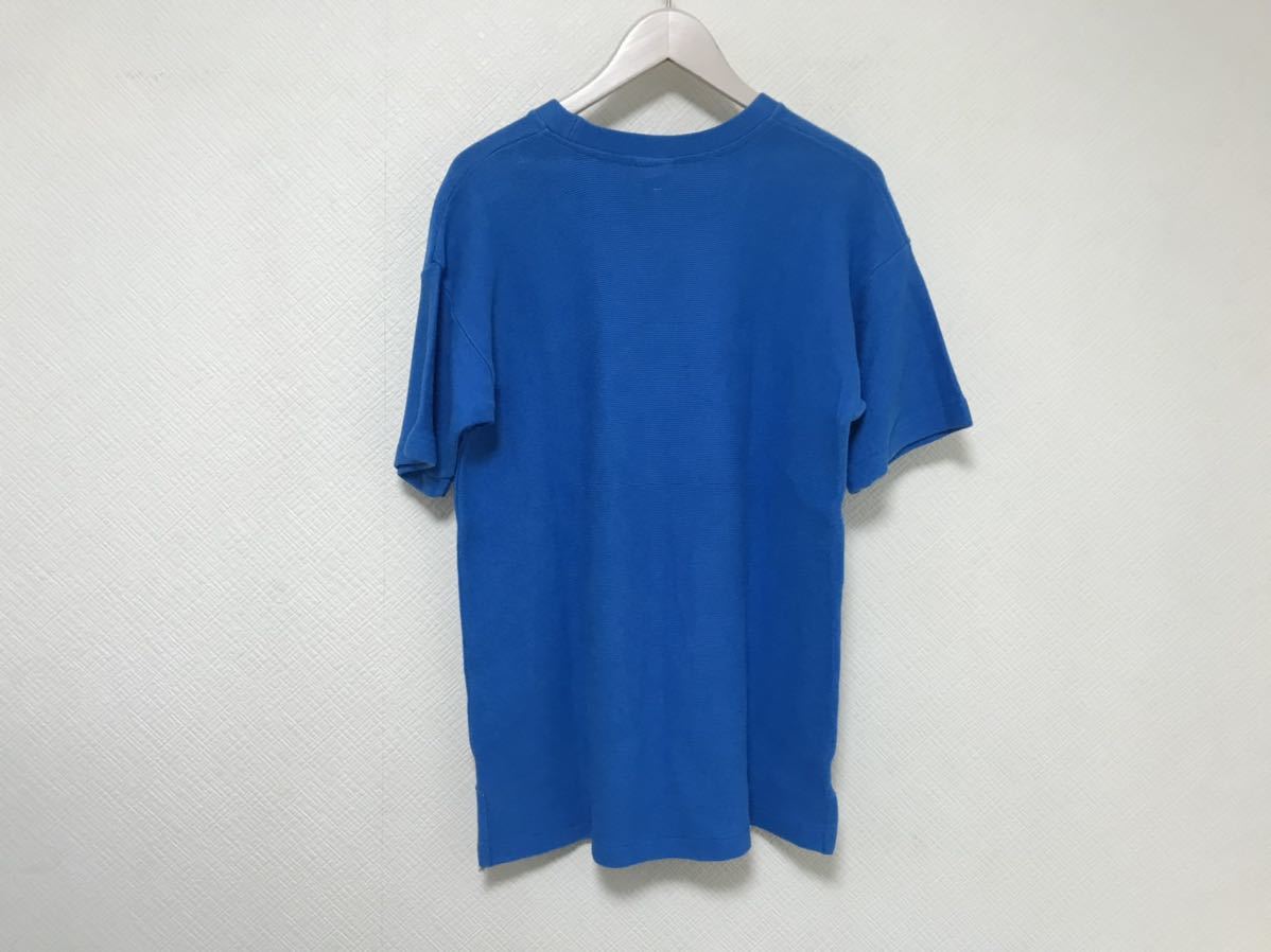 本物フィルメランジェFilmelangeコットン無地半袖Tシャツメンズアメカジサーフミリタリービジネススーツ3M日本製青ブルー