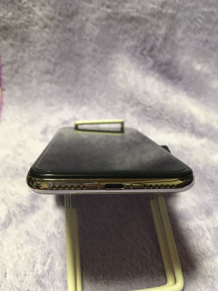 完動品SIMフリーiPhoneX本体256GBシルバーSoftBank判定〇送料込