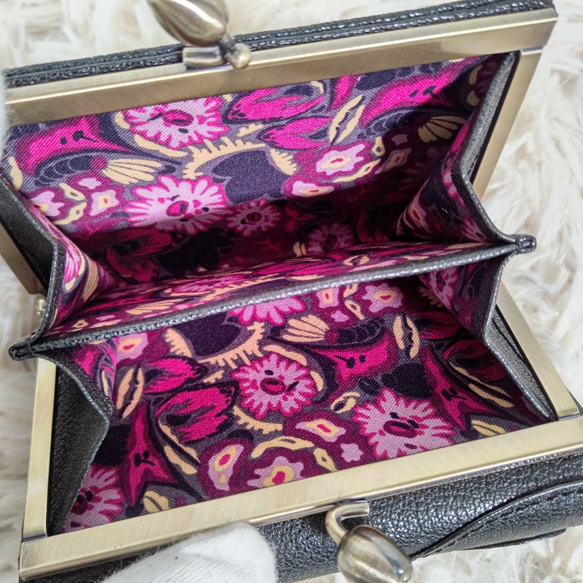 2021AW 級/箱付き アナスイ ANNA SUI 折り財布 サイフ ウォレット 山羊