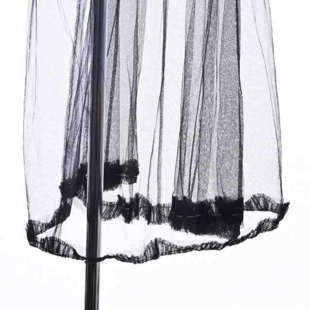  прекрасный товар Maison Margielachu-ru длинное платье 36 черный mezzo n Margiela KL4CB2UA69