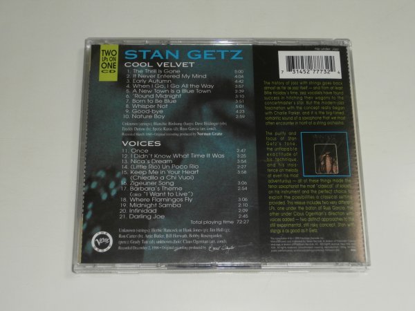CD スタン・ゲッツ Stan Getz『Cool Velvet / Voices [2 on 1]』_画像2