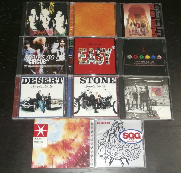 CDアルバム7枚セット SPARKS GO GO『ROCKWORK ORANGE Jingle‐Jangle CIRCUS EASY 六根 DESERT STONE ABEX GO GO MEXICO98 NEW OLD STOCK』_画像1