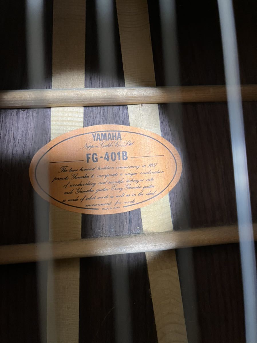 ギターYAMAHA FG-401Bヤマト 5