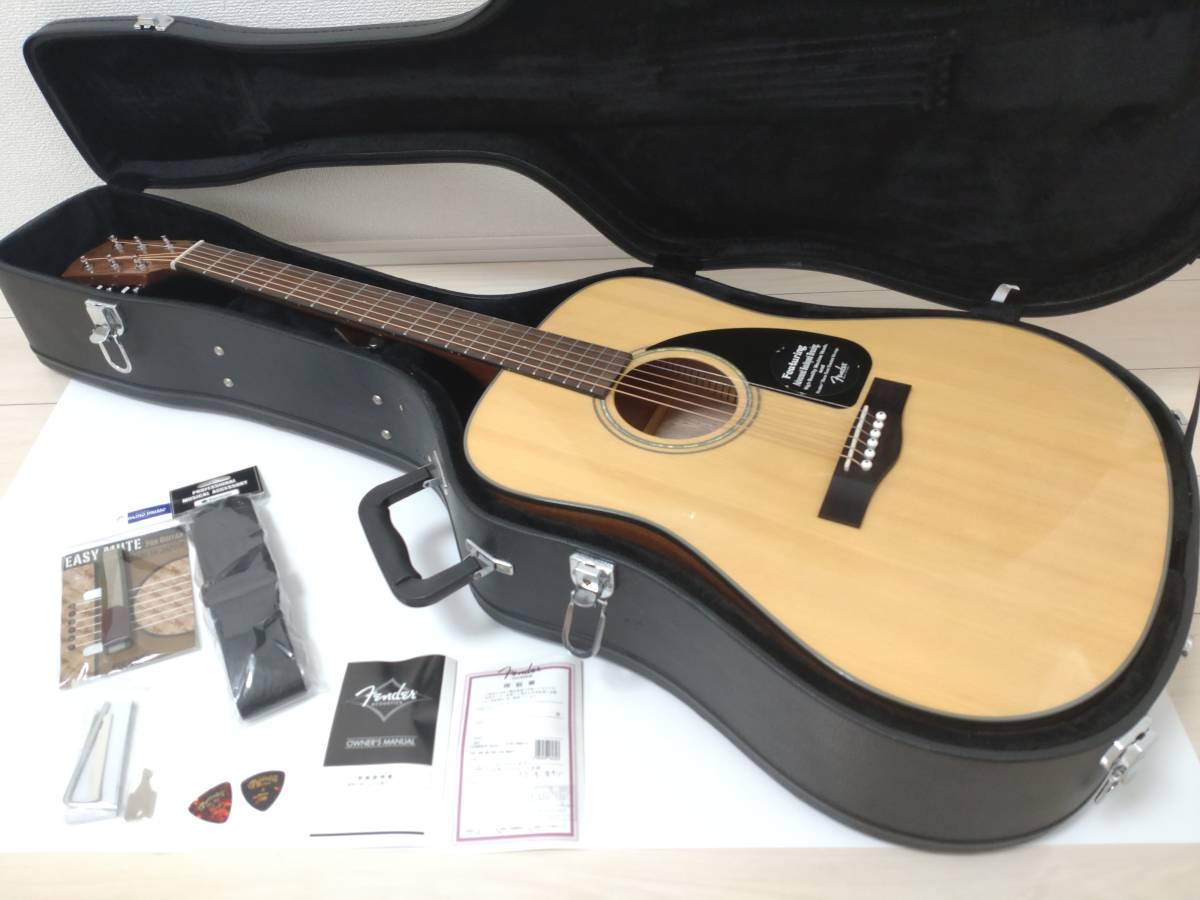 アコースティックギター フェンダー CD60 NAT ☆ FENDER ケース入り