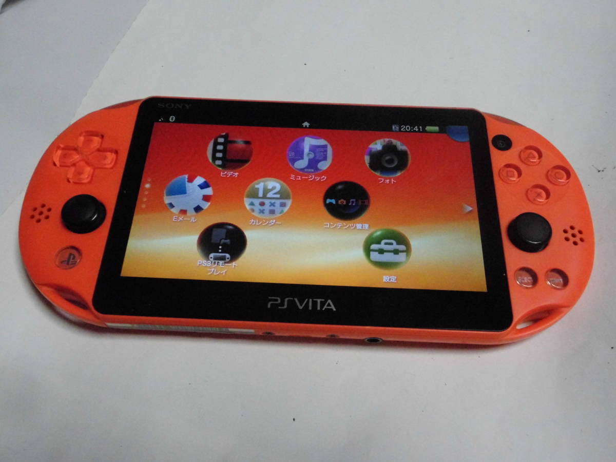 状態良好 PS Vita PCH-2000 ネオンオレンジ 動作品 | loja.romak.com.br
