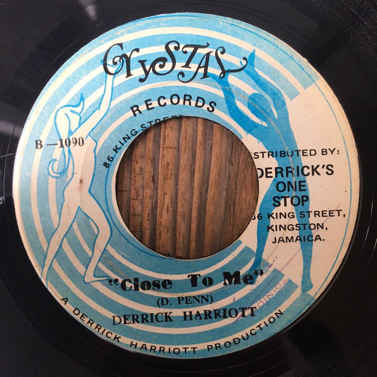 ★送料込み！JA ORIGINAL！両面Jamaican Soul cover！【Derrick Harriott/(The Wedding Song) What Can I Do/Close To Me】7inch Crystal