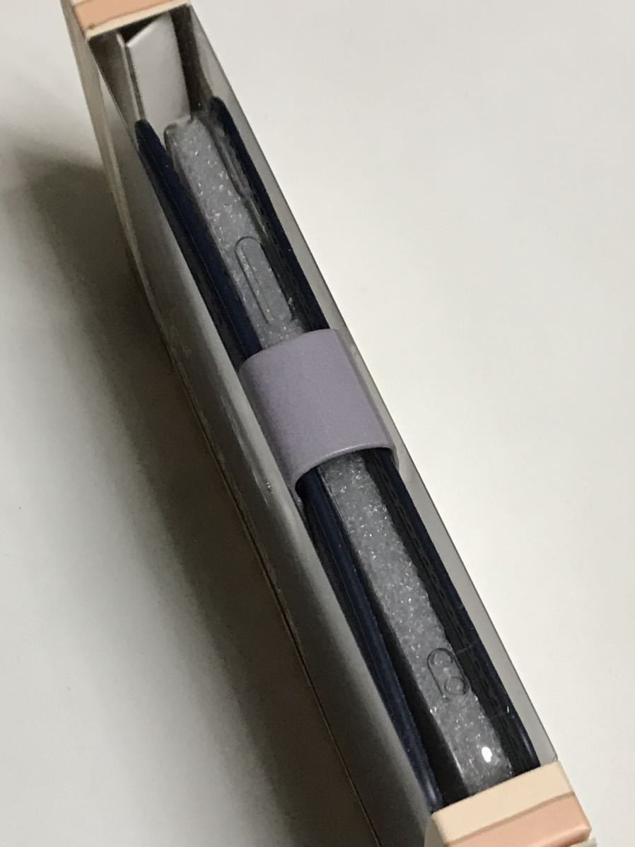 匿名送料込 iPhone11Pro用カバー 手帳型ケース 可愛い 猫型マグネットフラップ ネイビー 紺色 ストラップ アイホン アイフォーン11プロ/MP6_画像6