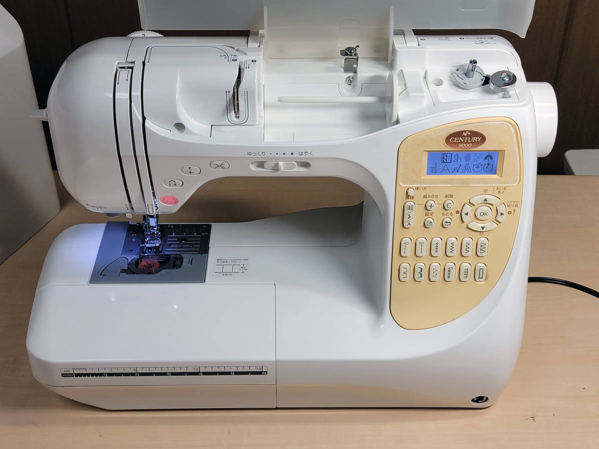 ●縫い動作完璧です●ブラザー実用縫いコンピュータミシンcentury9000・文字模様・５３３種類のステッチ・保障付で安心_画像2