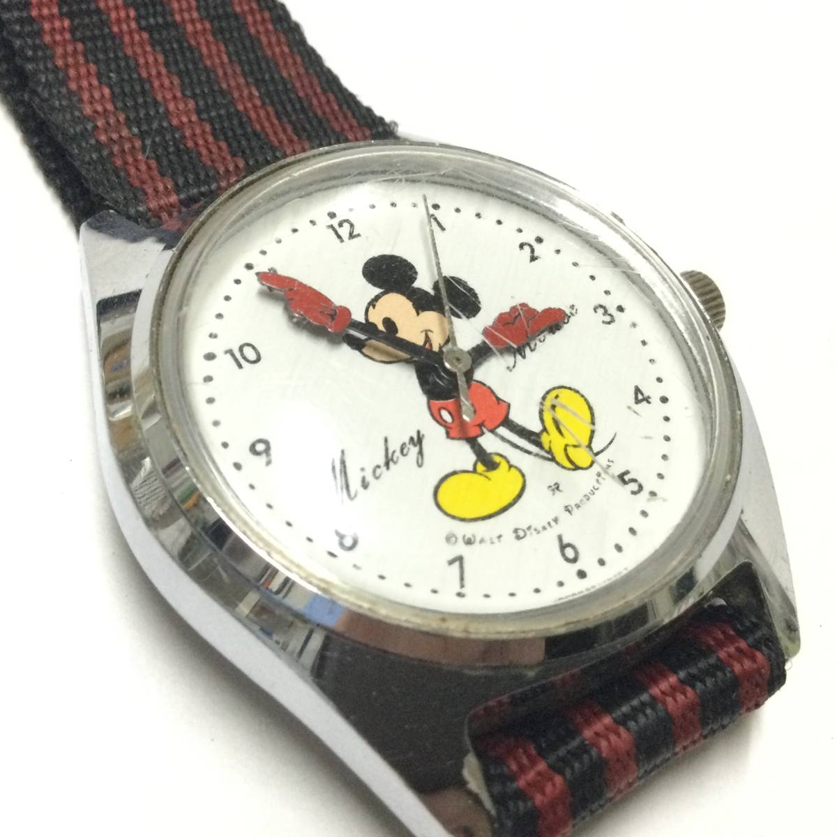 13266円 最大84％オフ！ 13266円 驚きの値段 手巻き セイコー 日本製 ミッキーマウス 腕時計